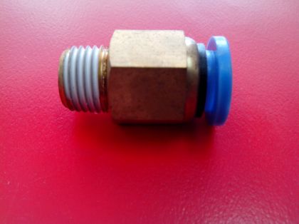 1/4"Male Thread Push In Fitting for Ø10mm Air hose, 9100478