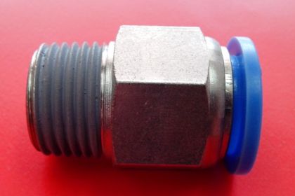 1/2"Male Thread Push In Fitting for Ø16mm Air hose, 9100489