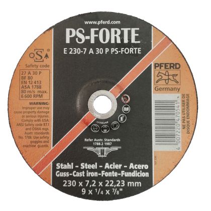 Grinding wheel for metal E230-7 A 30 P PS-Forte