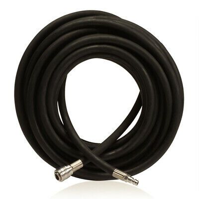 10m Ø10x17 Rubber fluid air hose with quick couplers