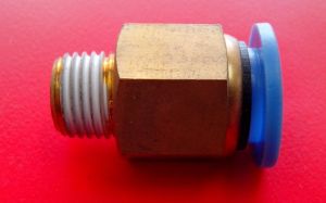 1/4"Male Thread Push In Fitting for Ø12mm Air hose, 9100487