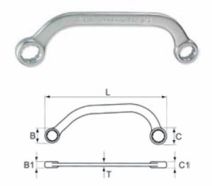 Half moon ring wrench W6511417