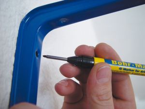 Marker for drill holes
