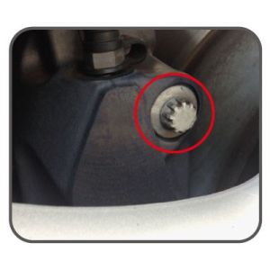 Calipers brake pad screw socket for PORSCHE & AUDI, 9B0402