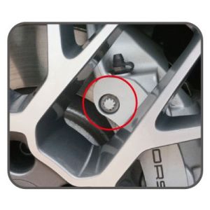 Calipers brake pad screw socket for PORSCHE & AUDI, 9B0402