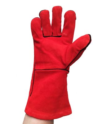 Leather welding gloves