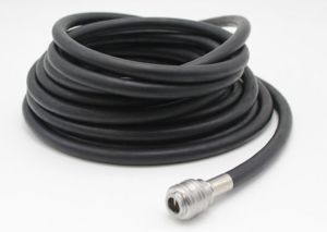 15m Ø12x22 Rubber fluid air hose with quick couplers