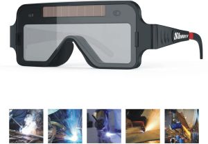 Auto Darkening, Solar-Powered Welding Goggles, 30728