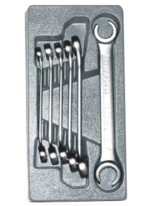 6 pcs Flare nut wrench set (MM), 5066